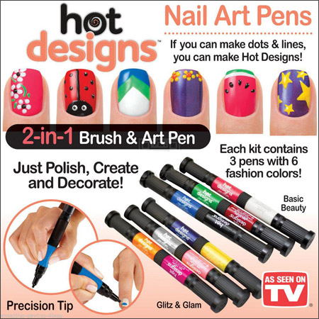 لاک ناخن قلمی مخصوص طراحی و نقاشی